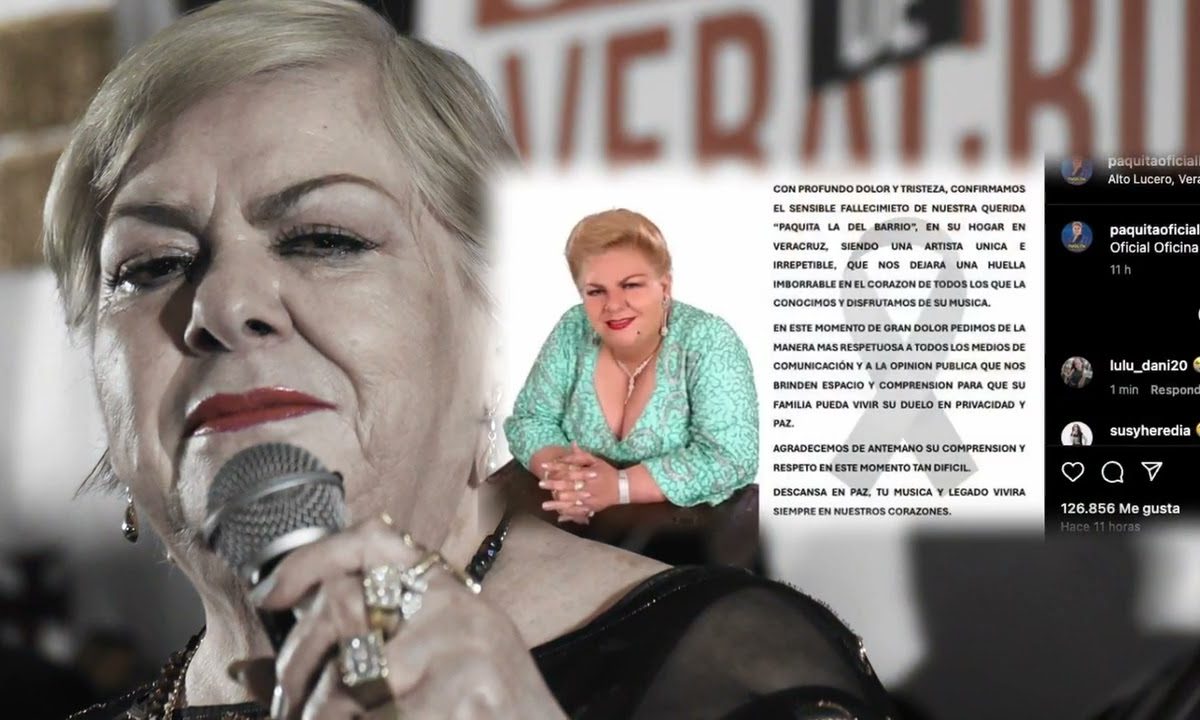MUERE #paquitaladelbarrio