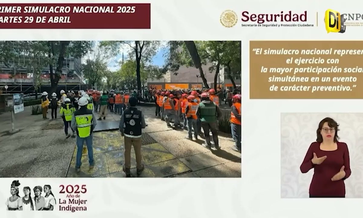 ¡ATENCIÓN! SIMULACRO NACIONAL SE REALIZARÁ EL MARTES 29 DE ABRIL