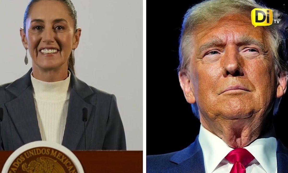TRUMP VUELVE A ELOGIAR A SHEINBAUM