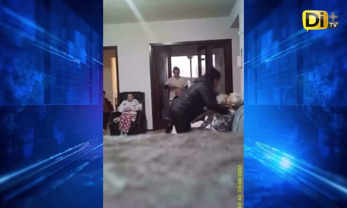 CAUSA INDIGNACIÓN EL MALTRAT0 QUE SUFRE UNA ABUELITA EN ASILO