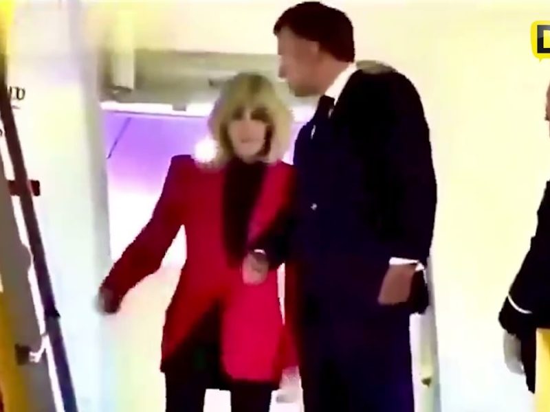 PRESIDENTE MACRON RECIBE CACHETADA DE SU ESPOSA