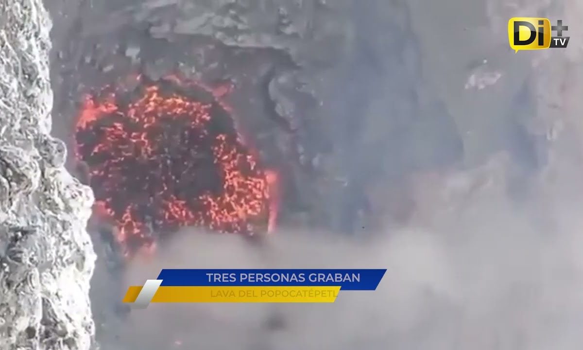 ¡GRABAN IMÁGENES IMPRESIONANTES DEL CRÁTER DEL POPO!