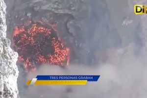 ¡GRABAN IMÁGENES IMPRESIONANTES DEL CRÁTER DEL POPO!