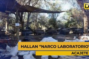ENCUENTRAN “NARCOLABORATORIO” EN ACAJETE