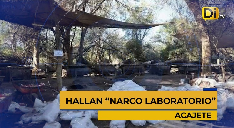 ENCUENTRAN “NARCOLABORATORIO” EN ACAJETE