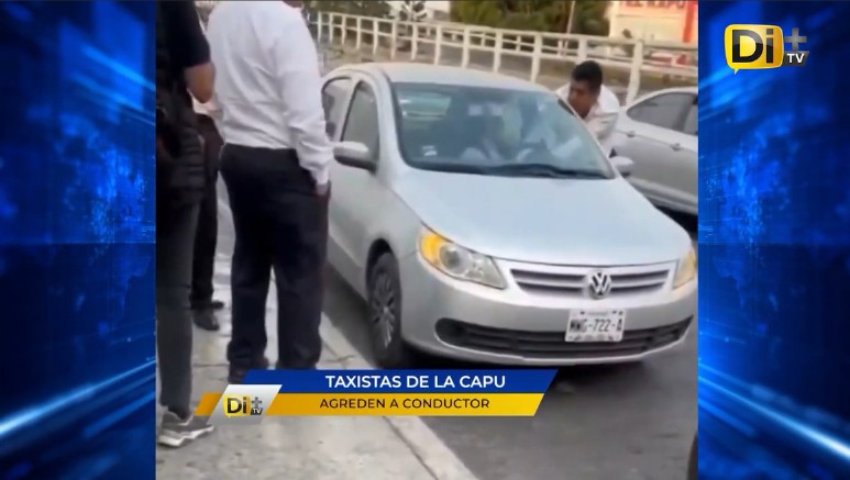 TAXISTAS SE PONEN V1OLENT0S CONTRA CONDUCTOR EN LA CAPU
