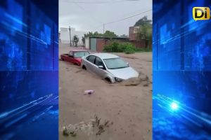 ARRASTRA LA CORRIENTE DOS AUTOS EN CUAPA, CHOLULA