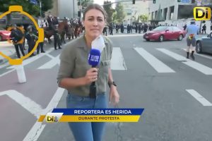 PROTESTAS EN LOS ÁNGELES SE SALEN DE CONTROL; HUBO REPRESIÓN Y QUEMA DE AUTOS