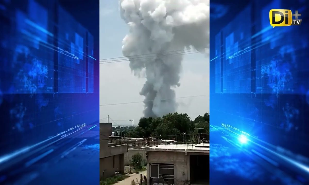 3XPL0SIÓN DE TALLER EN TULTEPEC PROVOCA KILOMÉTRICA COLUMNA DE HUMO
