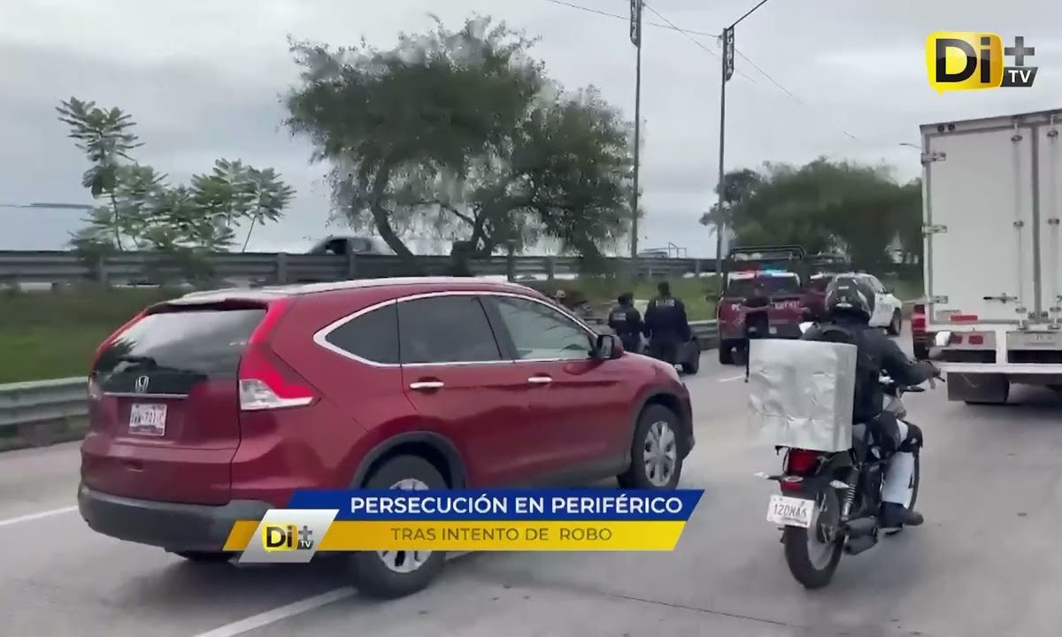 PERSECUCIÓN EN PERIFÉRICO ECOLÓGICO SORPRENDE A AUTOMOVILISTAS, HAY UN DETENIDO