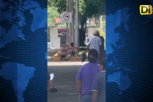 ¡SE HARTARON! EN VERACRUZ GOLP3AN, D3SNUD4N Y 4M4RR4N A AGENTES DE TRÁNSITO