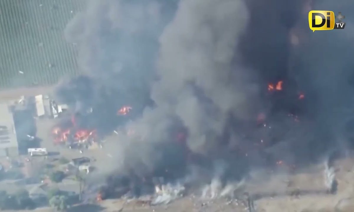 3XP0SI0N EN FÁBRICA DE FUEGOS ARTIFICIALES OBLIGA A EVACUACIÓN EN CALIFORNIA