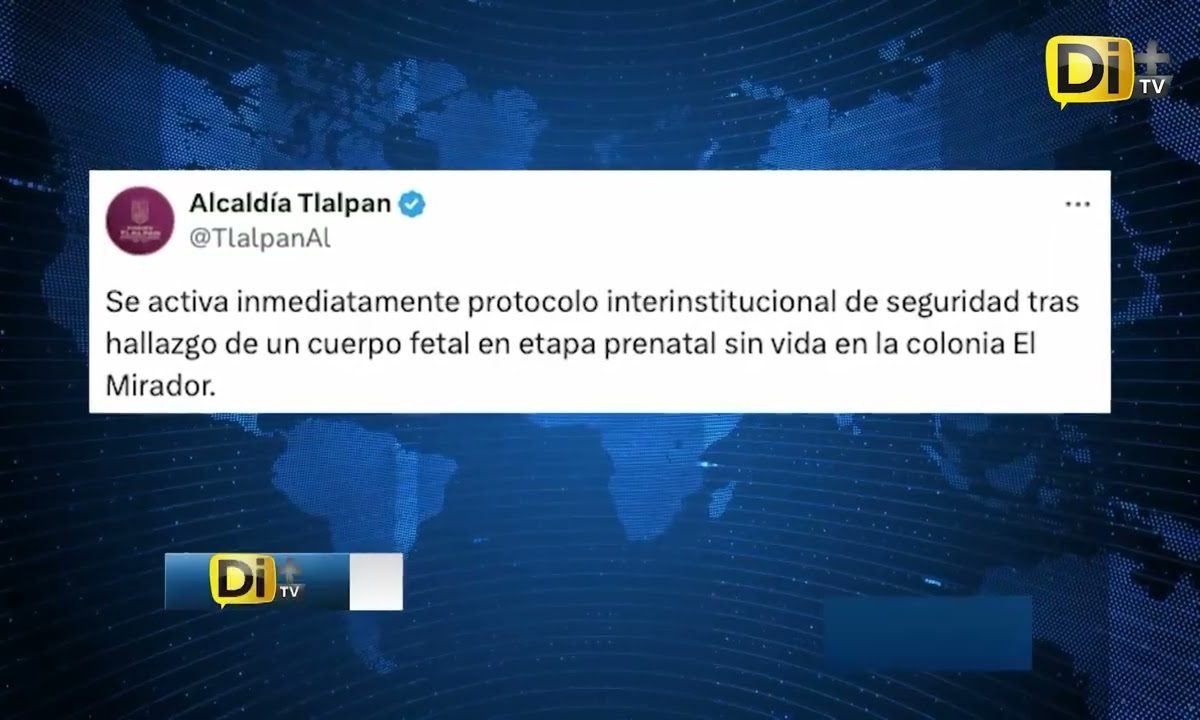 UN JOVEN ABANDONÓ UN FETO EN JARDINERA DE LA CDMX