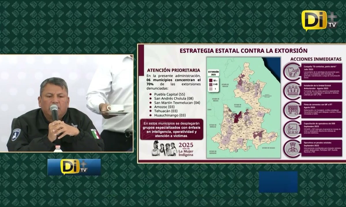 ARRANCA EN PUEBLA LA CAMPAÑA NACIONAL CONTRA LA EXTORSIÓN