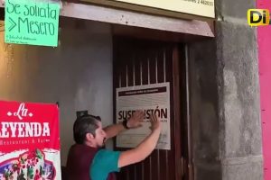 SEGOB INTERVENDRÁ LUEGO DE SUSPENSIÓN A TRES RESTAURANTES DEL ZÓCALO