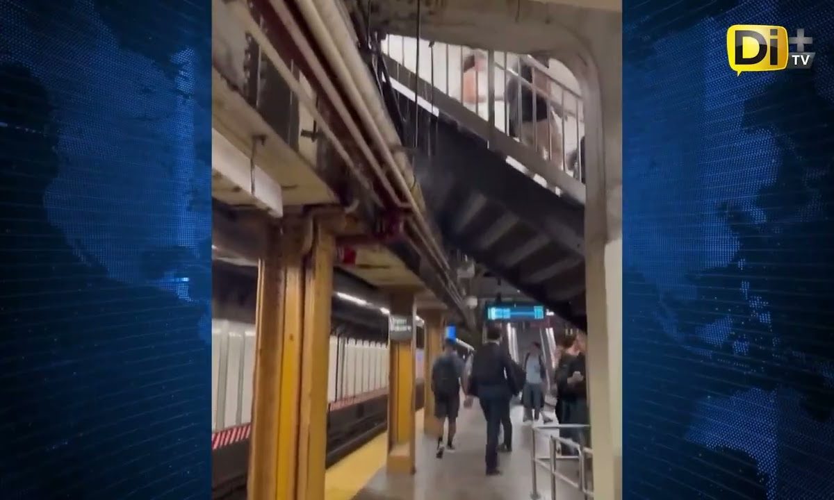COLAPSA METRO DE NUEVA YORK TRAS INTENSA LLUVIA