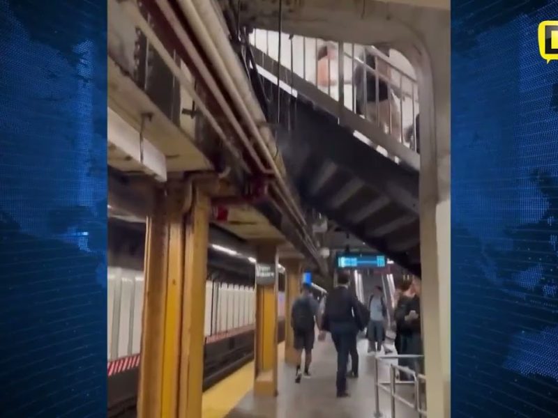 COLAPSA METRO DE NUEVA YORK TRAS INTENSA LLUVIA
