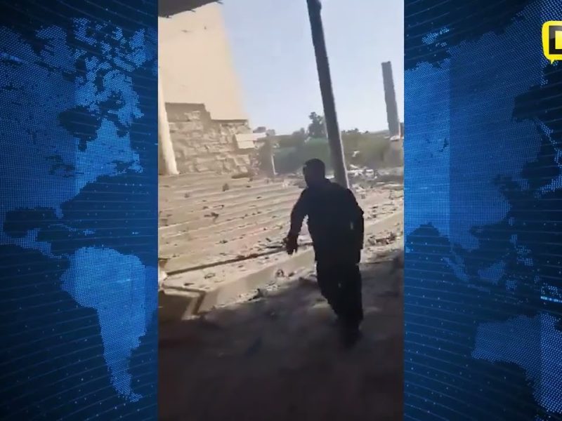 DIFUNDEN EL MOMENTO EXACTO DEL 4T4QU3 A CUARTEL EN DAMASCO
