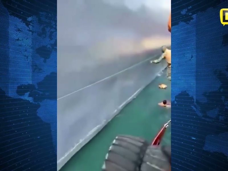 ¡VAYA SUSTO! BAILARINA CAE AL MAR DE ACAPULCO Y ES RESCATADA CON VIDA