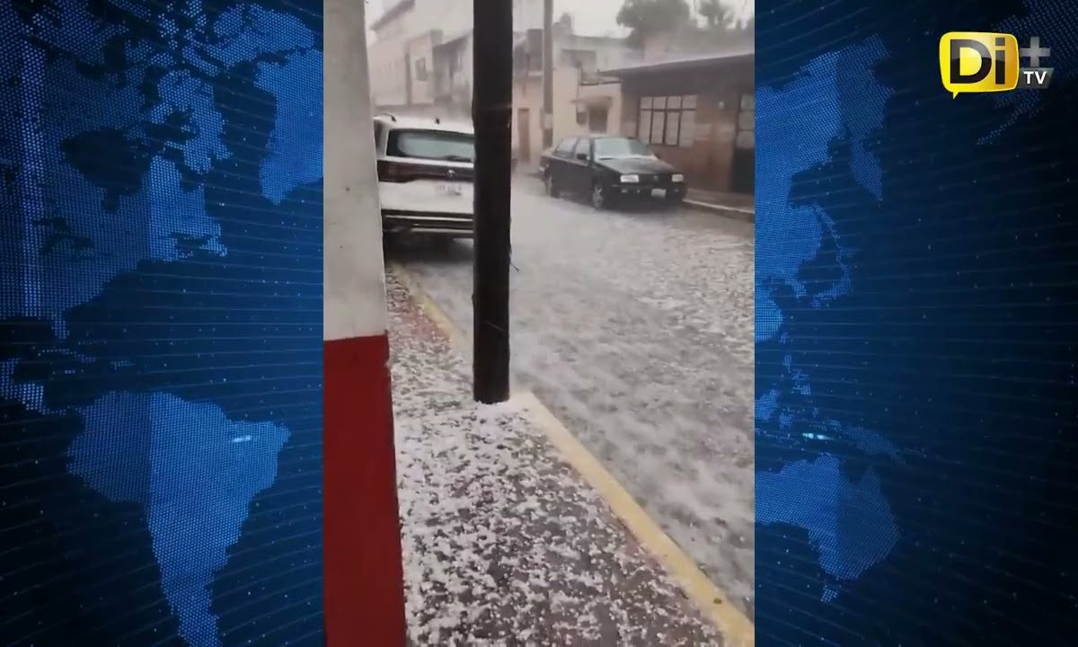 OTRA VEZ GRANIZADA Y LLUVIAS CAUSAN INUNDACIONES EN TLAXCALA