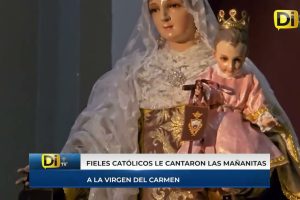 FESTEJAN A LA VIRGEN DEL CARMEN; VENDEDORES SE INSTALAN A PESAR DE LA LLUVIA