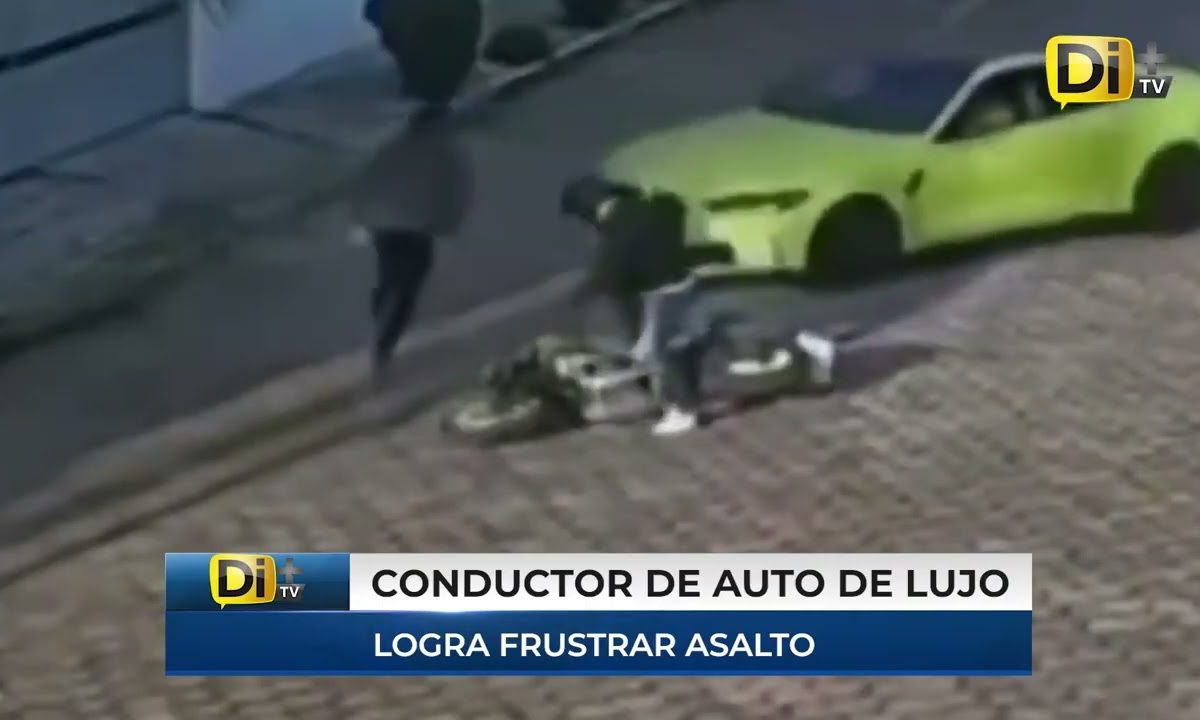 FRUSTRA CONDUCTOR DE AUTO DE LUJO ASALTO EN ZAVALETA