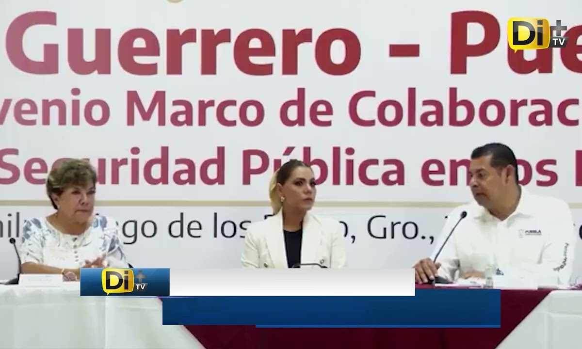 FIRMAN GOBERNADORES CONVENIO PARA GARANTIZAR SEGURIDAD EN PUEBLA Y GUERRERO