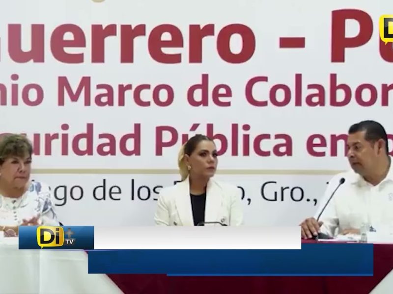 FIRMAN GOBERNADORES CONVENIO PARA GARANTIZAR SEGURIDAD EN PUEBLA Y GUERRERO