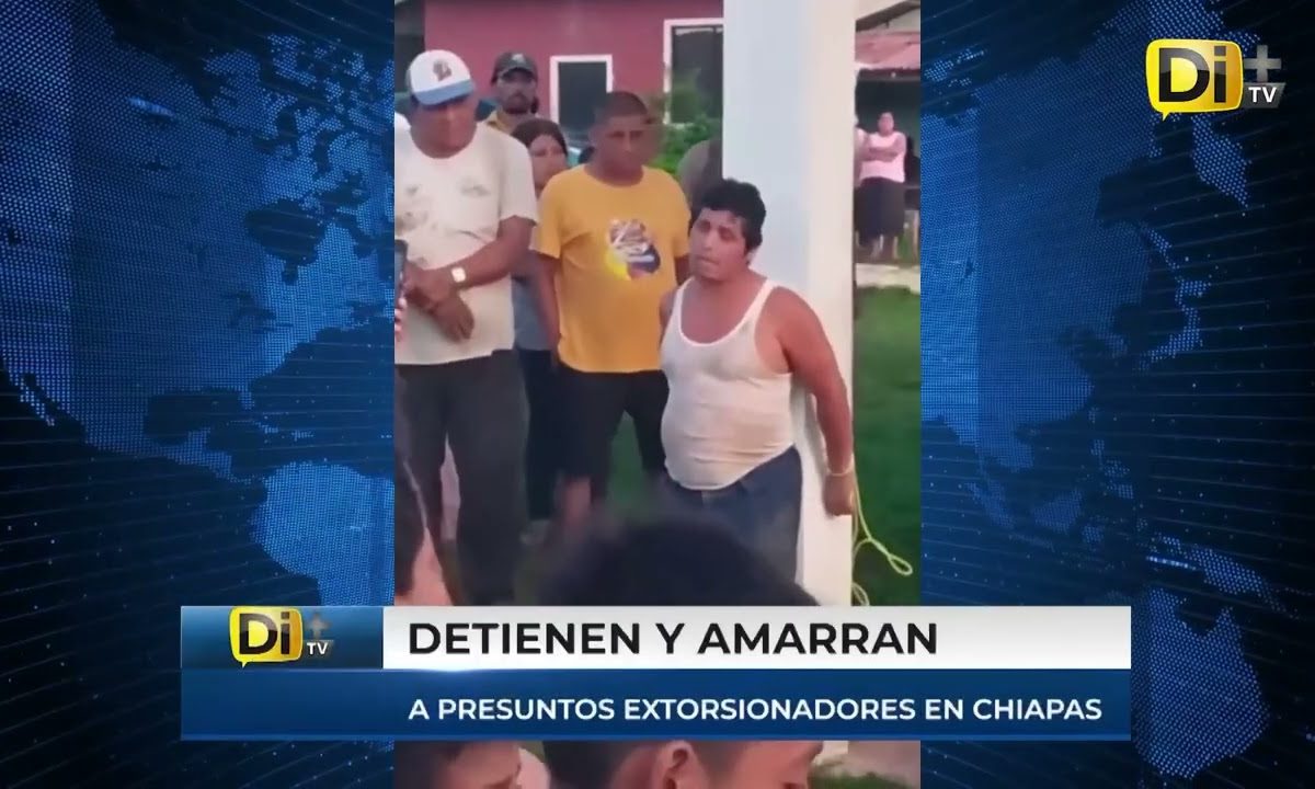 EXHIBEN A EXTORSIONADORES Y SE PONEN A LLORAR