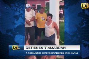 EXHIBEN A EXTORSIONADORES Y SE PONEN A LLORAR