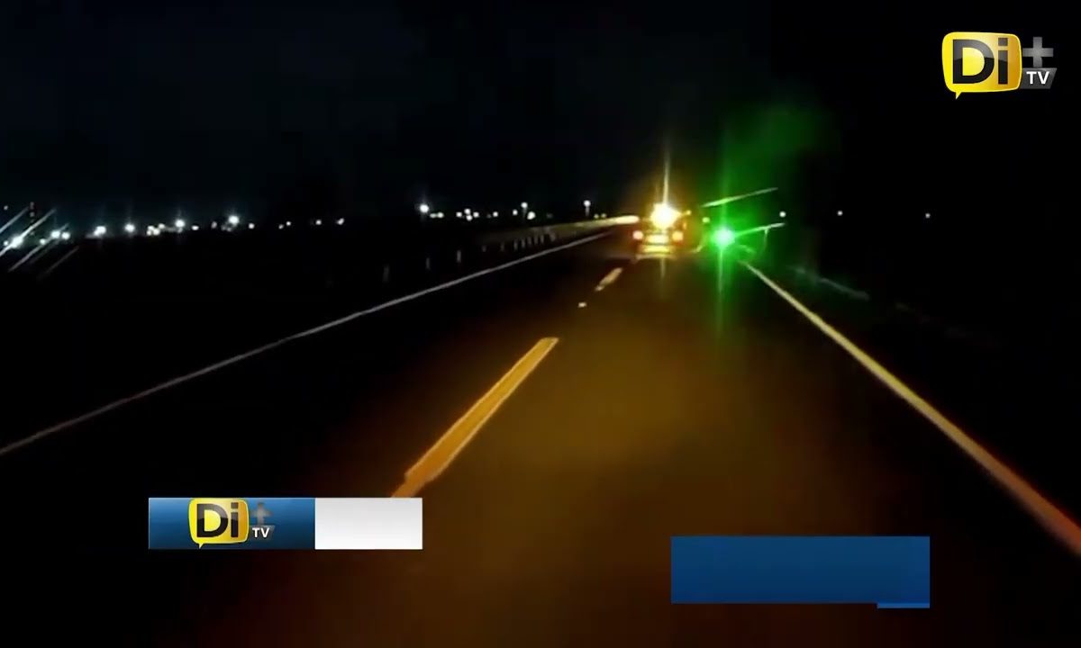 ¡CUIDADO! CON LUCES LÁSER ASALT4N EN CARRETERA CUACNOPALAN-OAXACA