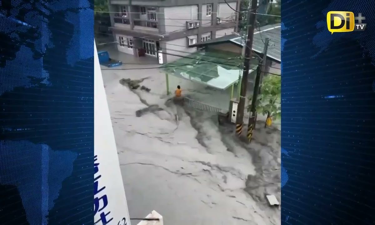 EVACÚAN A DOS MILLONES DE PERSONAS POR TIFÓN EN TAIWÁN