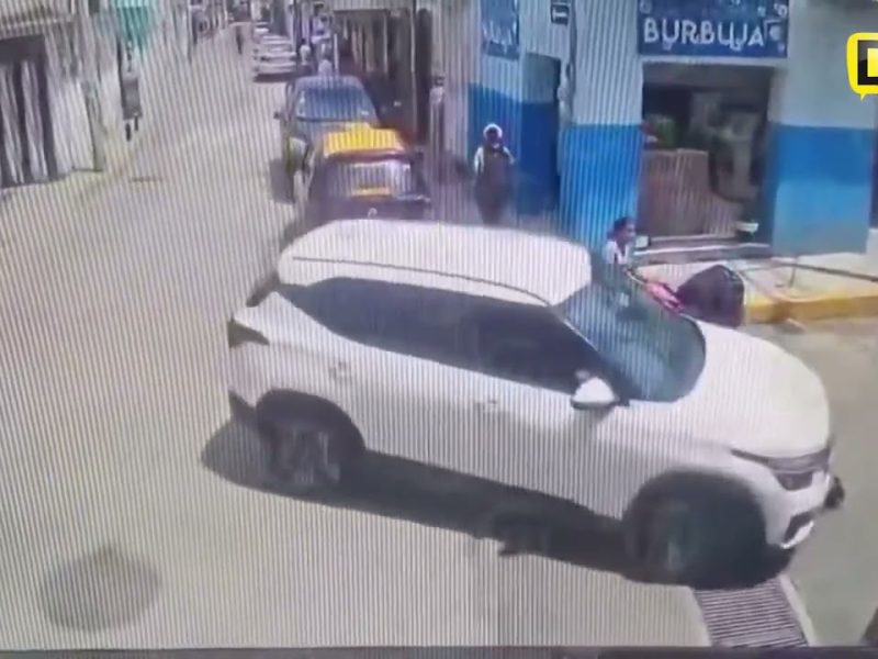 4TR0P3LL3N A NIÑO EN SAN JERÓNIMO CALERAS; SU MAMÁ ESTABA DISTRAÍDA