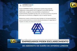 EMPRESARIOS EXIGEN JUSTICIA TRAS AS3S1NATO DE DUEÑO DE JOYERÍAS LONDON