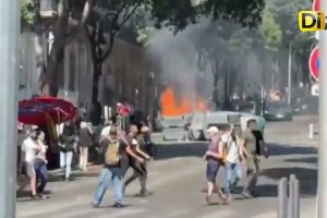 PROTESTAS VIOLENTAS EN FRANCIA CONTRA EL GOBIERNO DE MACRON