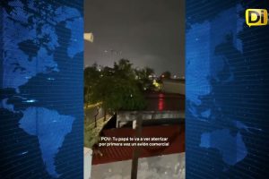 PAPÁ PRESUME A SU HIJA PILOTO EN SU PRIMER ATERRIZAJE EN CDMX