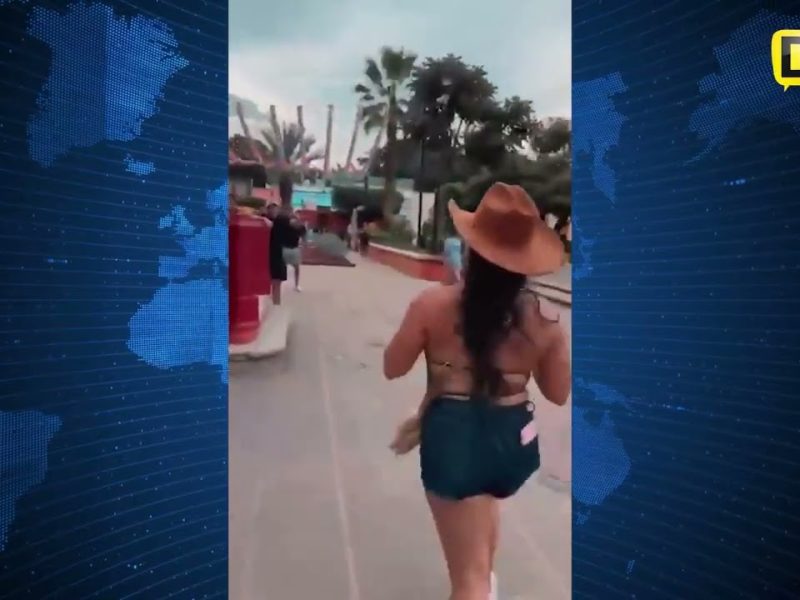 DESARMA TURISTA A POLICÍA Y LANZA DISPAROS AL AIRE EN JALISCO