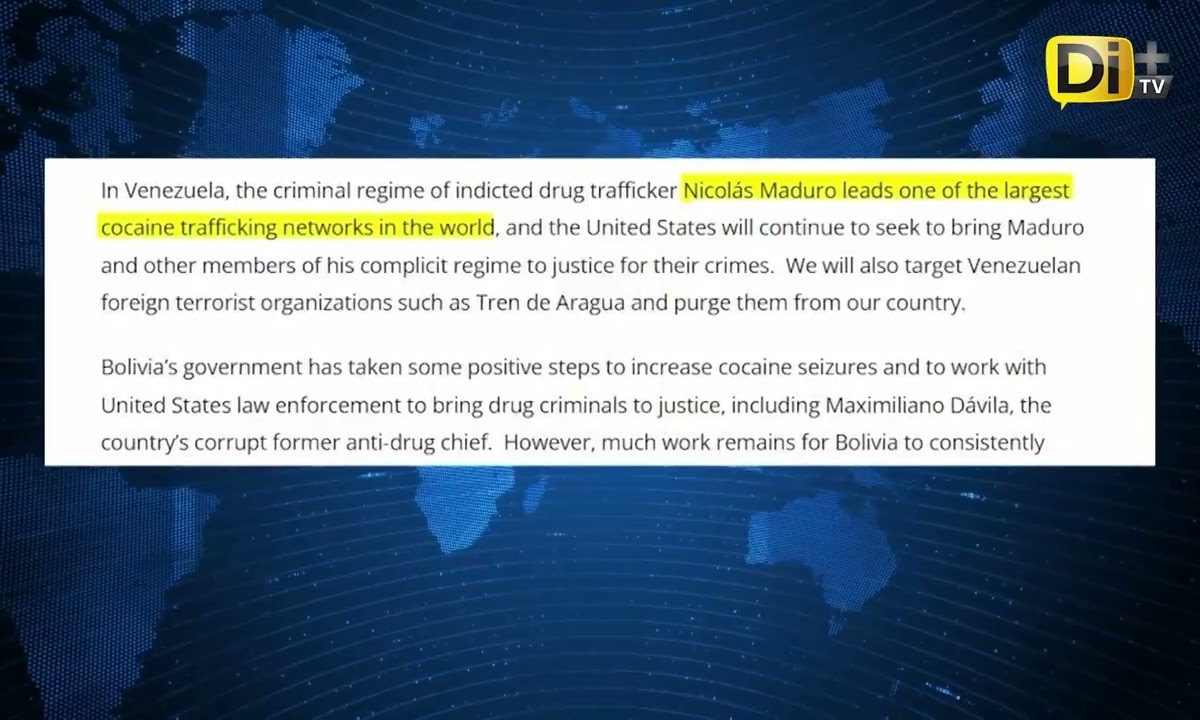 FBI ACUSA A MADURO DE LIDERAR ORGANIZACIÓN TERRORISTA