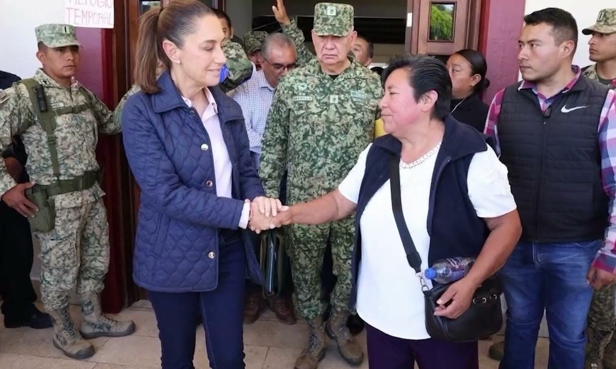 PRESIDENTA SHEINBAUM ESTARÁ NUEVAMENTE EN ZONAS AFECTADAS POR LLUVIAS