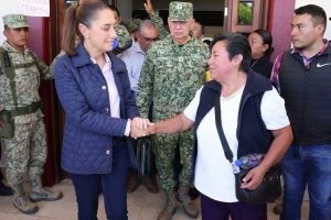 PRESIDENTA SHEINBAUM ESTARÁ NUEVAMENTE EN ZONAS AFECTADAS POR LLUVIAS