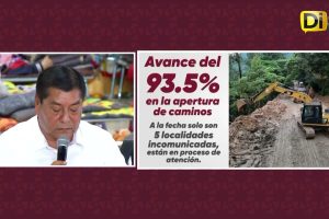 SEGUIRÁ LA BÚSQUEDA DE PERSONAS NO LOCALIZADAS TRAS LAS LLUVIAS