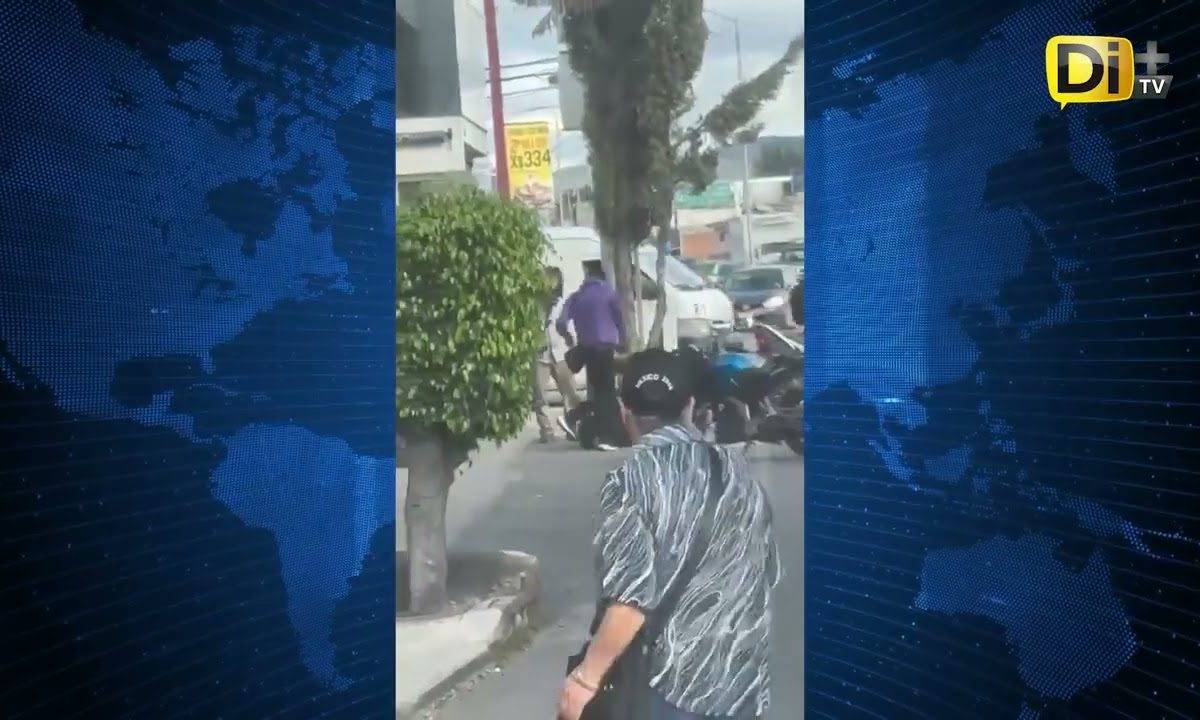 GOLPEAN A PRESUNTO LADRÓN QUE ROBÓ EN ENTRONQUE DE AMALUCAN