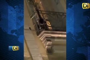 CAPTAN MONO ARAÑA EN BALCONES DEL ZÓCALO DE PUEBLA