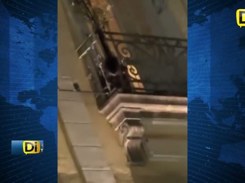 CAPTAN MONO ARAÑA EN BALCONES DEL ZÓCALO DE PUEBLA