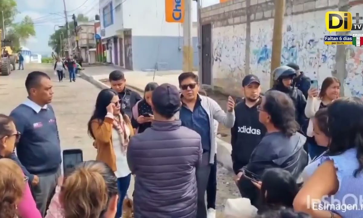 REALIZAN MANIFESTACIÓN POR OBRAS DE PAVIMENTACIÓN EN LA ROMERO VARGAS