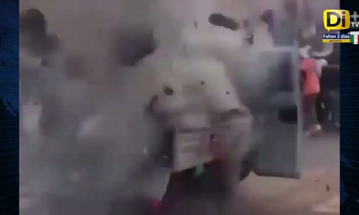 ¡SE SALVA DE MILAGRO! ESTUVO A PUNTO DE MORIR POR EXPLOSIÓN EN OAXACA