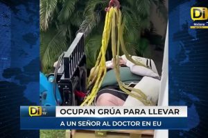 USAN GRÚA PARA LLEVAR A PACIENTE A CONSULTA MÉDICA EN EU