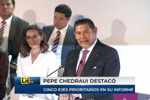 EN PRIMER INFORME PEPE CHEDRAUI DESTACA LOGROS Y RESULTADOS EN 5 EJES