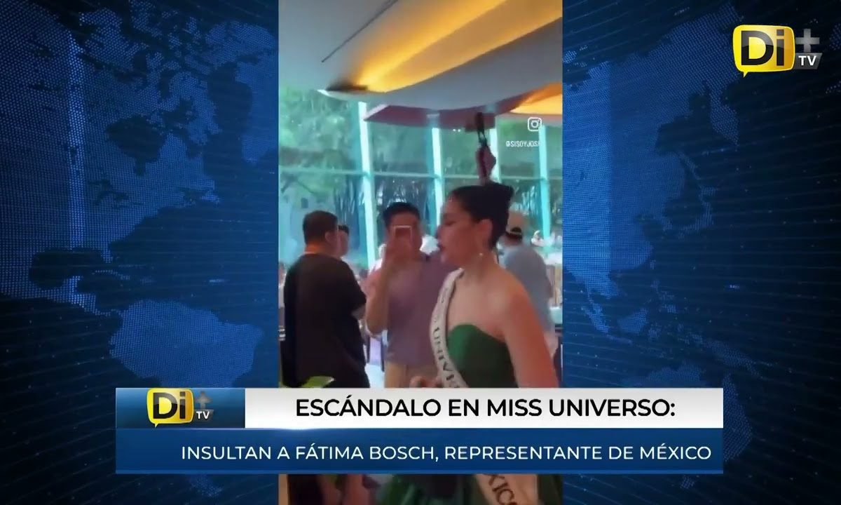INSULTAN EN TAILANDIA A MEXICANA FÁTIMA BOSCH DURANTE REUNIÓN DE MISS UNIVERSO
