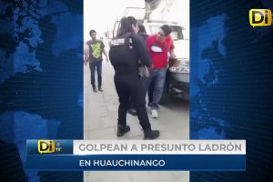 AGARRAN A G0LP3S A PRESUNTO LADRÓN EN HUAUCHINANGO